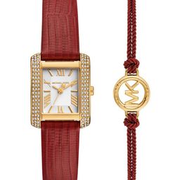 Michael Kors Women Dial & Leather Straps Analogue Watch AK_MK4874SET-18