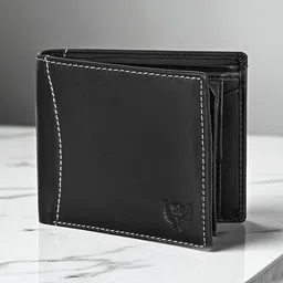 LORENZ Men Textured PU Two Fold Wallet-picture-8