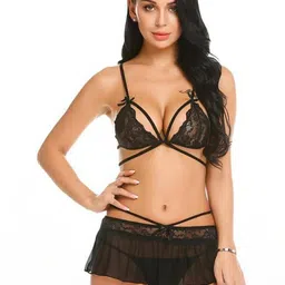 Samvar Women Black Baby Dolls-picture-28