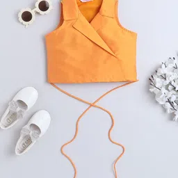 taffykids Girls blazer Regular crop Top-picture-43