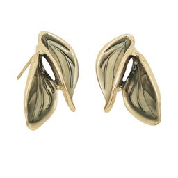 Beenth & Doneth Women Leaf Shaped Studs Earrings-image-79