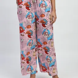 Global Republic Printed Straight Lounge Pant-image-9