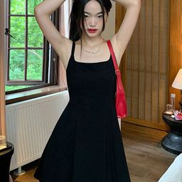 StyleCast Women Solid Sleeveless A-Line Mini Dress-image-48
