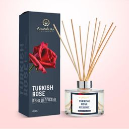 Asian Aura Turkish Rose Reed Diffuser Set Long-Lasting Fragrance 120ml-image-36