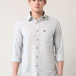 AD By Arvind Men Classic Slim Fit Opaque Casual Shirt-image-54