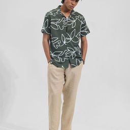 Snitch Men Boxy Opaque Printed Casual Shirt-image-34