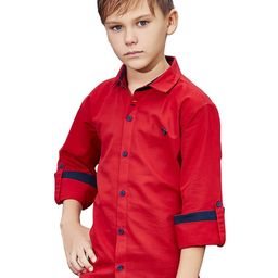 MashUp Boys Classic Opaque Casual Shirt-image-34