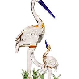SOMIL Yellow & Blue Glass Bird Idol Showpiece-image-9