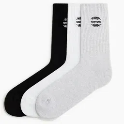 H&M 3-Pack Motif-Detail Socks-50
