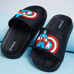 max Boys Printed Sliders-11