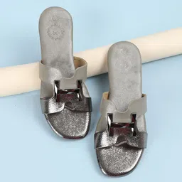 Melange by Lifestyle Women Textured Open Toe Flats-55