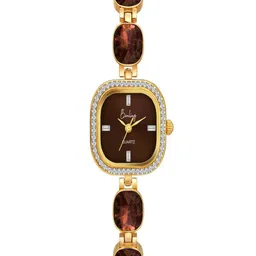 BENLING Women Dial & Stainless Steel Bracelet Style Straps Analogue Watch BL1042MRN-14