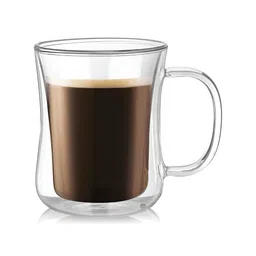Baskety Transparent Solid Glass Glossy Mugs Set of Cups and Mugs-18