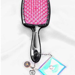 HAIR DRAMA CO. Detangle Paddle Comb With Pouch-Charms, Claw Clips & Hair Ties-image-33