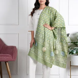 Style Shoes Women Ethnic Motifs Printed Stole-15