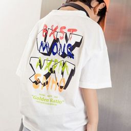 LULU & SKY Boys Printed V-Neck Drop-Shoulder Sleeves Applique T-shirt-picture-17