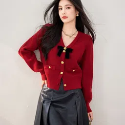 JC Collection Women Striped Cardigan-picture-37