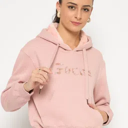 Madame Women Hooded Long Sleeves Sweatshirt-picture-12