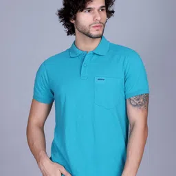 Antiloop Brand Logo Polo Collar Regular Fit T-shirt-picture-1