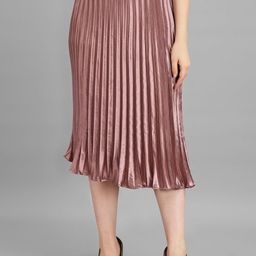 LookShine Women Embellished Pleated A-Line Midi Skirt-image-88