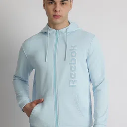 Reebok Hooded Open Front Jacket-17