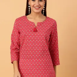 NEESH Women Floral Printed Pure Cotton Kurti-72