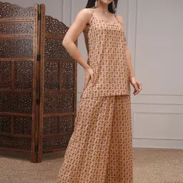 Vishudh Printed Top With Palazzo & Jacket Co-Ords image 2