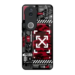 QRIOH Technology Art Printed Vivo V50e 5G Impact Resistant Back Case-image-3