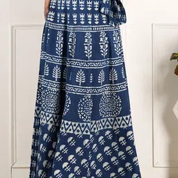Style Shoes Printed Pure Cotton A-Line Skirts-picture-39