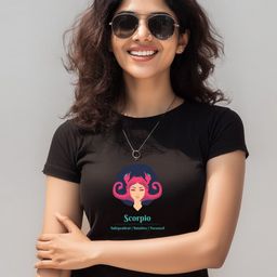 Storeily Humour and Comic Printed Round Neck Cotton Slim Fit T-shirt-image-78