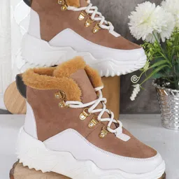 Denill Women Casual Platform	 Heeled winter Boots-image-37