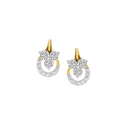 Sparkles Lab Grown Diamond 0.45 Carat Round Teardrop Stud Earrings for Women-image-99