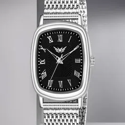 Hala Men Textured Rectangular Foldover Regular Analogue Watch-3011 image 5
