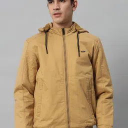 AR-FIT Men Checked Cotton Water Resistant Open Front Jacket with Embroidered-5