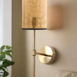 akway Beige Metal Cylinder Shaped Wall Lamp-image-94