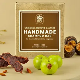 Kaaya Natural Set Of 2 Shikakai, Reetha & Amla Handmade Shampoo Bar- 100 g Each-11