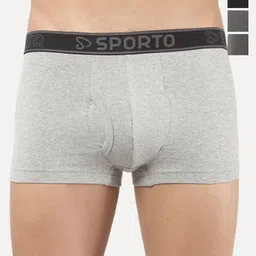 Sporto by Macho Men Pack Of 4 Mid-Rise Trunks Sprto_M1022-A1-picture-11