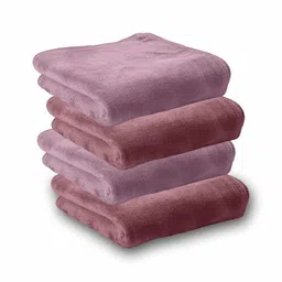 HOUSSE Pink & Mauve 4 Pieces Microfiber 450 GSM Face Towels-image-13