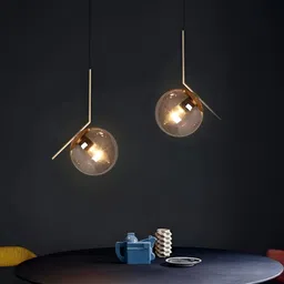 GAUVIK Gold-Toned Ceiling Lamp-12