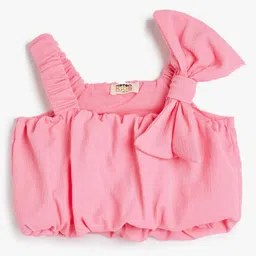 Koton Girls Hooded Pockets T-shirt-image-32