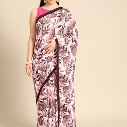 BUTA BUTI Floral Pure Cotton Saree-image-71