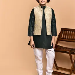 PRINTCULTR Boys Regular Kurta with Pyjamas image 1