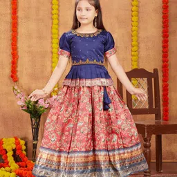Aarika Girls Printed Ready to Wear Lehenga &-picture-15