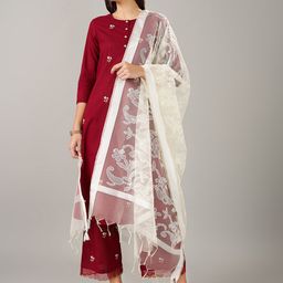 RANGMANCH BY PANTALOONS Embroidered Dupatta-image-41