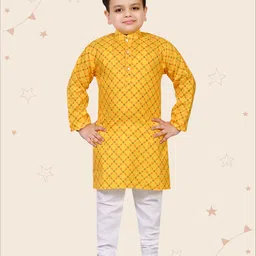Kidotsav Boys Ethnic Motifs Printed Regular Kurta with Pyjamas-13
