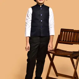 PRINTINDIA Boys Mandarin Collar Nehru Jacket-image-40