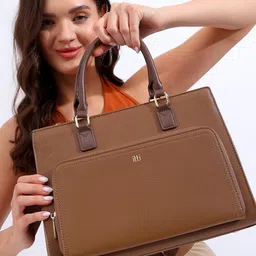 itti PU Oversized Structured Handheld Bag-7