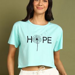Moda Rapido Women Printed Drop-Shoulder Sleeves Bio Finish Applique T-shirt-image-81