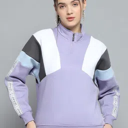 rock.it Women Colourblocked Sweatshirt-image-9