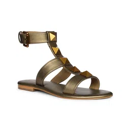 Saint G Women Open Toe Flats with Buckles-image-42